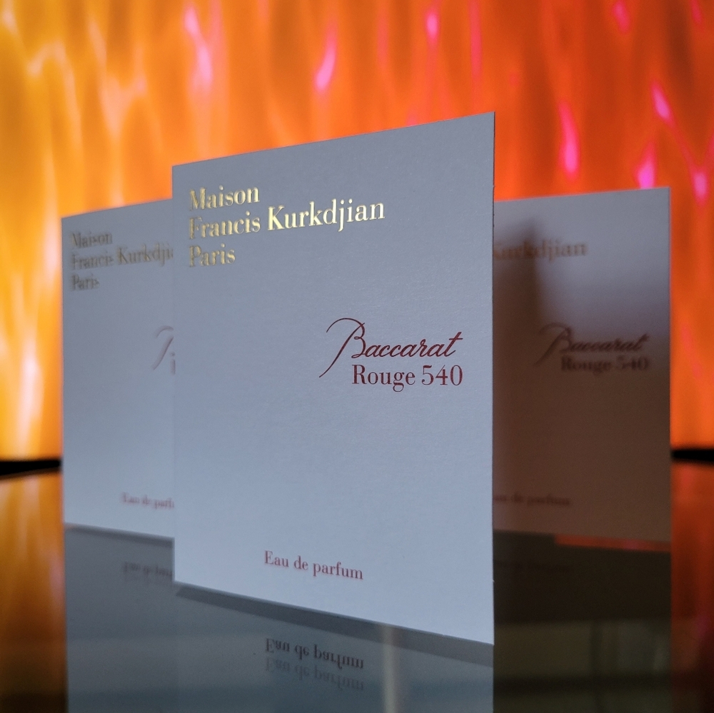 3 Baccarat Rouge 540 samples